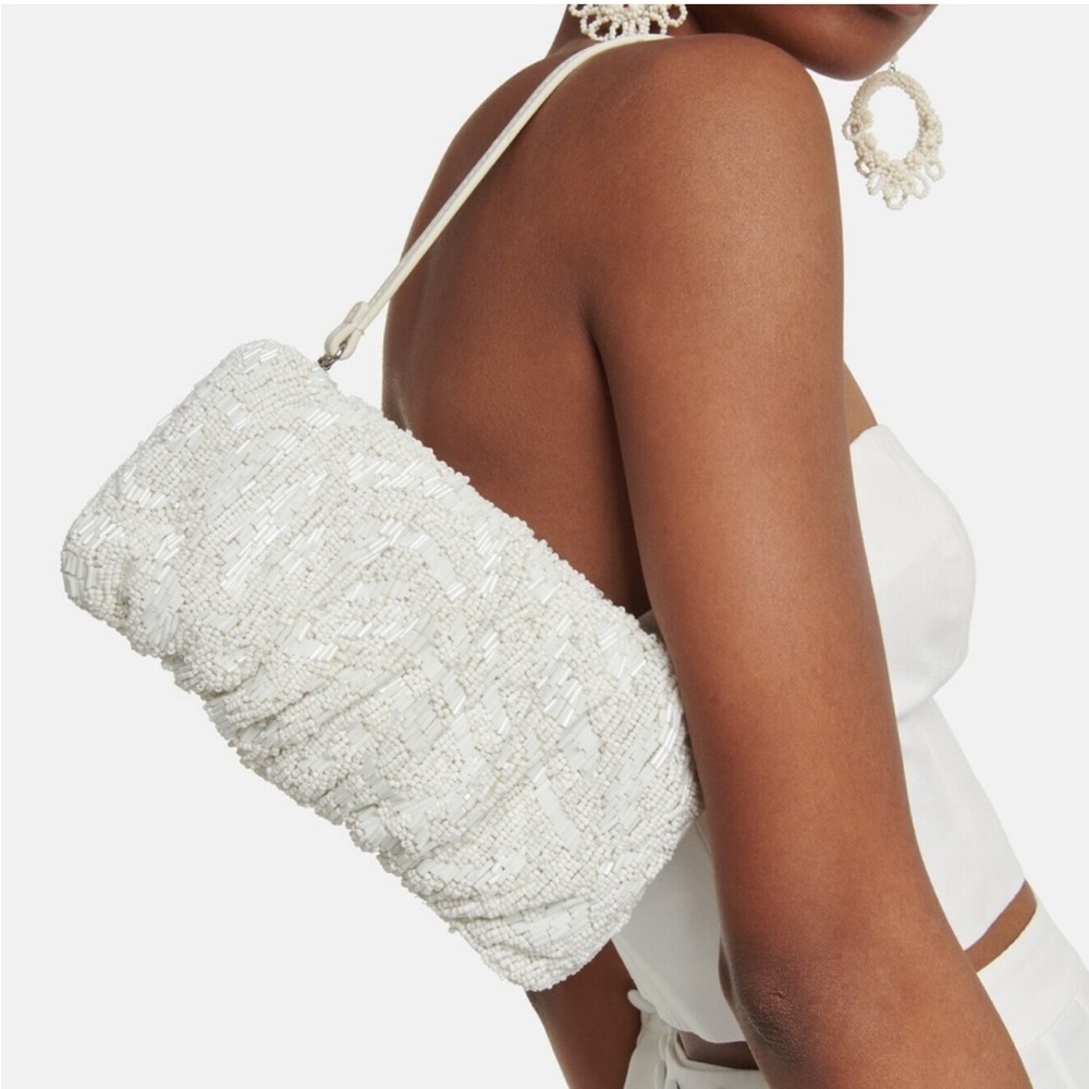 NWT Staud Beaded Bean Bag